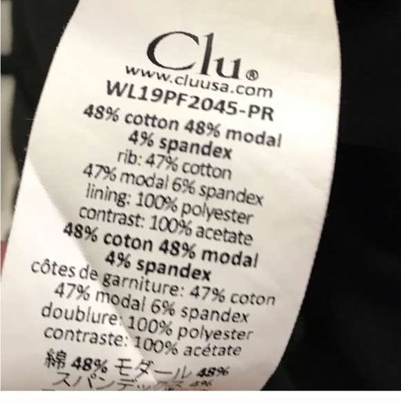 Clu Contrast Panels Asymmetric Floral Midi Dress black & white Dress - Size 1X - Picture 9 of 13